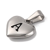 304 Stainless Steel Pendants STAS-P278-01A-P-1-2
