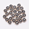 Double-sided Alloy Enamel Charms ENAM-WH0046-A01-1