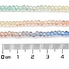 Transparent Painted Glass Beads Strands X1-DGLA-A034-T2mm-A02-3