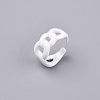Spray Painted Alloy Cuff Rings X-RJEW-T011-25-RS-3