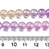 Baking Paint Transparent Glass Beads DGLA-M001-8mm-09-5