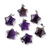 Natural Amethyst Pendants X-G-I319-01P-09-1