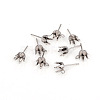 Non-Tarnish 304 Stainless Steel Post Stud Earring Settings STAS-I150-05C-P-1
