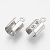 201 Stainless Steel Folding Crimp Ends X-STAS-T031-11-2