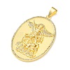 Religion Brass Micro Pave Clear Cubic Zirconia Big Pendants KK-A303-10F-G-2