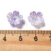 Gradient Color Acrylic Bead Caps OACR-Z028-01D-3