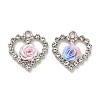 Platinum Alloy Glass Pendants FIND-Z068-02P-1