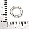 Alloy Spring Ring Clasps AL-CBAAE66-01P-3