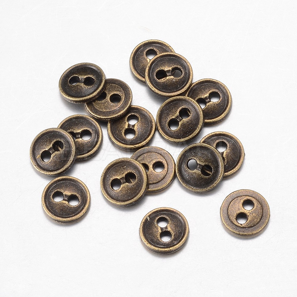 Alloy Buttons - Beadpark.com