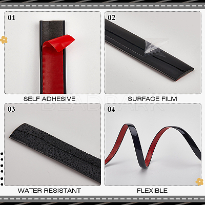 PVC Car Interior Moulding Trim AJEW-WH20020-082C-02-1