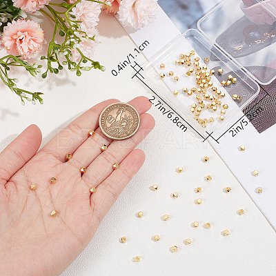 Brass Beads KK-BBC0012-06A-1