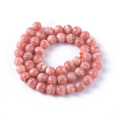 Natural Argentina Rhodochrosite Beads Strands G-I193-13E-1
