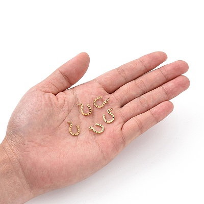 Ion Plating(IP) 304 Stainless Steel Charms STAS-S105-T519G-1