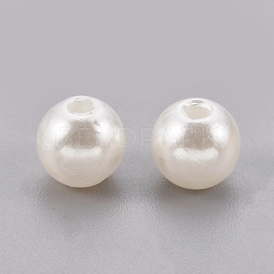 ABS Plastic Imitation Pearl Beads KY-G009-6mm-02-1