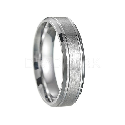 201 Stainless Steel Finger Rings for Women WG1765E-60-1