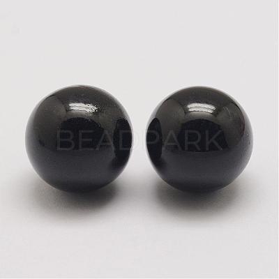 Brass Chime Ball Beads Fit Cage Pendants KK-G298-16mm-07-1