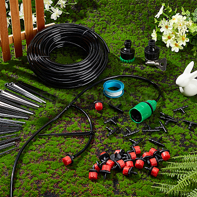 PVC Automatic Water Drippers Irrigation Devices for Indoor and Outdoor Plants AJEW-WH0348-132B-1