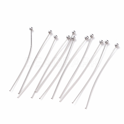 Tarnish Resistant 304 Stainless Steel Ball Head pins STAS-R051-40mm-1