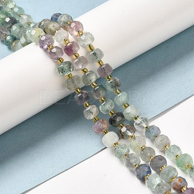 Natural Fluorite Beads Strands G-P508-A07-01-1