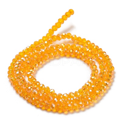 Electroplate Glass Beads Strands EGLA-A034-T2mm-B01-1