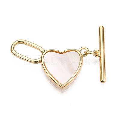 Brass Toggle Clasps KK-N254-139G-1