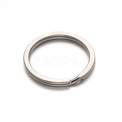 Non-Tarnish 304 Stainless Steel Split Key Rings X-STAS-M216-04-1