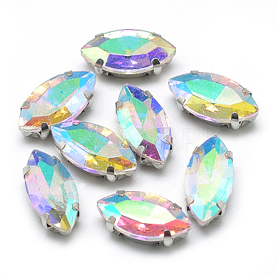 Sew on Rhinestone RGLA-T034-7x15mm-02-1