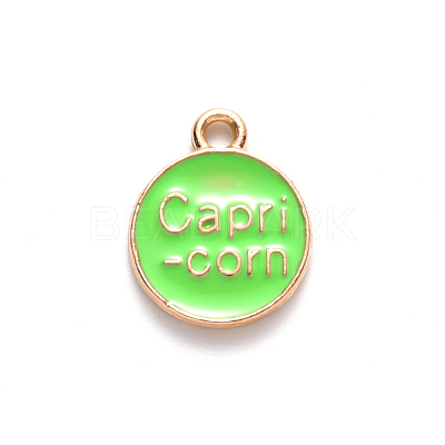Alloy Enamel Pendants ENAM-S124-01A-06E-1