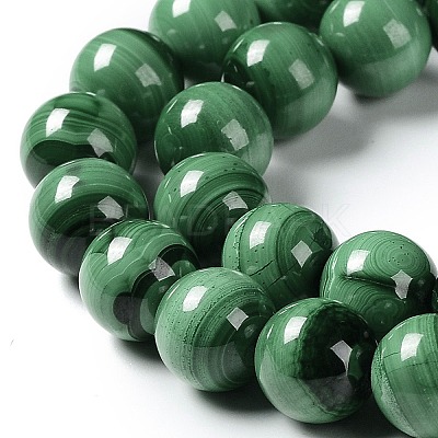 Natural Malachite Beads Strands G-F571-27AB1-3mm-1