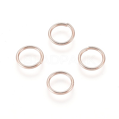 304 Stainless Steel Open Jump Rings STAS-O098-01RG-19-1