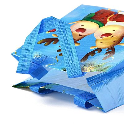 Christmas Theme Laminated Non-Woven Waterproof Bags ABAG-B005-01A-04-1