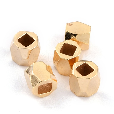 Brass Spacer Beads KK-O133-202E-G-1