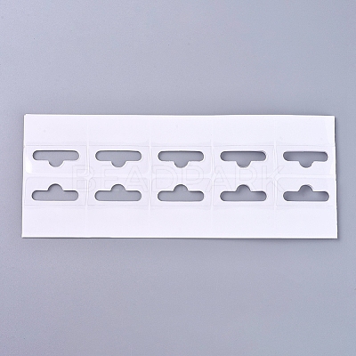 Transparent PVC Self Adhesive Hang Tabs LS-X-CDIS-L006-01-1