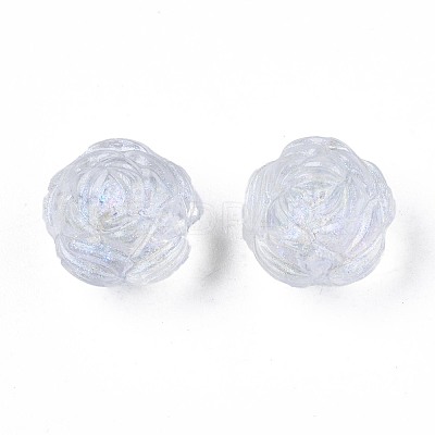 Transparent Acrylic Beads X-OACR-N008-103-1