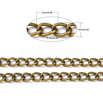 Iron Cuban Link Chains CH-R013-14x10mm-AB-1