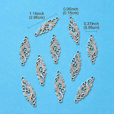 Tibetan Style Alloy Connector Charms TIBE-YW0001-55-1
