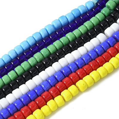 Handmade Lampwork Beads Strands LAMP-I030-02-1