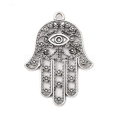 Tibetan Style Alloy Pendants X-TIBEP-ZN60334-AS-FF-1