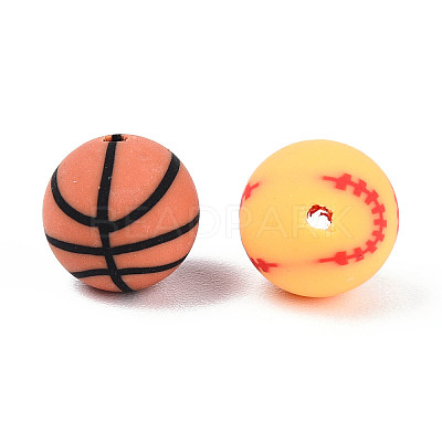 Handmade Polymer Clay Beads CLAY-N014-02A-M-1