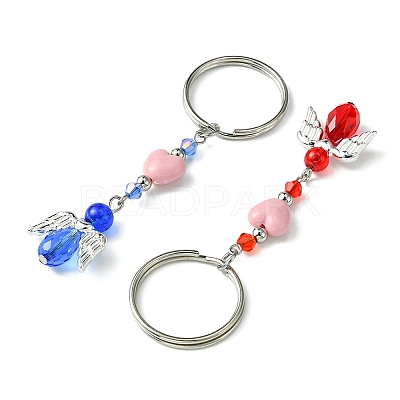 Glass & Acrylic Pendant Keychain KEYC-FS0001-04-1