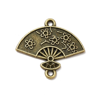 Tibetan Style Alloy Connector Charms PALLOY-M198-29AB-1