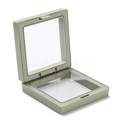 Square Transparent PE Thin Film Suspension Jewelry Display Box CON-D009-01B-02-1