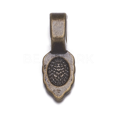 Tibetan Style Pendant Bails LS-MAB3357Y-1