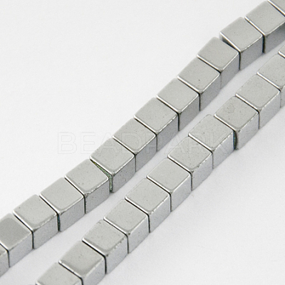 Non-magnetic Synthetic Hematite Beads Strands X-G-Q876-3mm-7-1