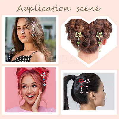 12Pcs Alloy Snap Hair Clips PHAR-DR00002-1