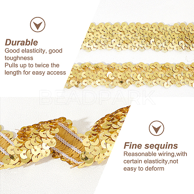 Plastic Paillette Elastic Beads PVC-OC0001-01I-1