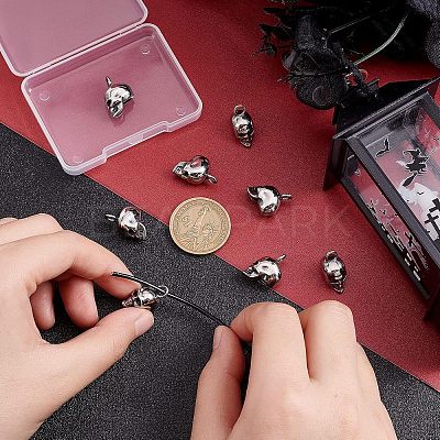 8Pcs 304 Stainless Steel Pendants STAS-UN0037-53-1