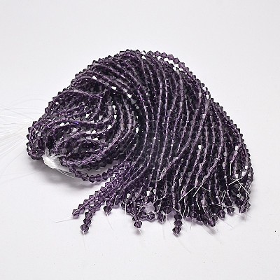 Transparent Glass Beads Strands EGLA-A039-T6mm-D04-1