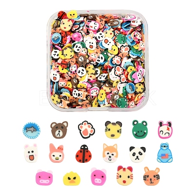 24G Handmade Polymer Clay Cabochons CLAY-YW0001-17B-1