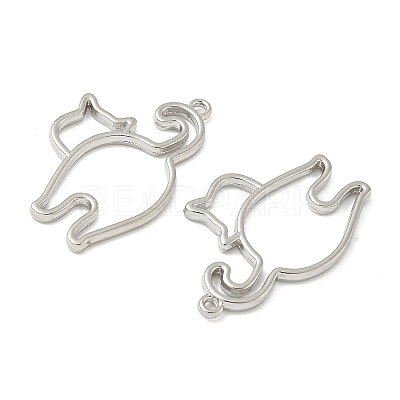Alloy Open Back Bezel Pendants FIND-L025-02P-1